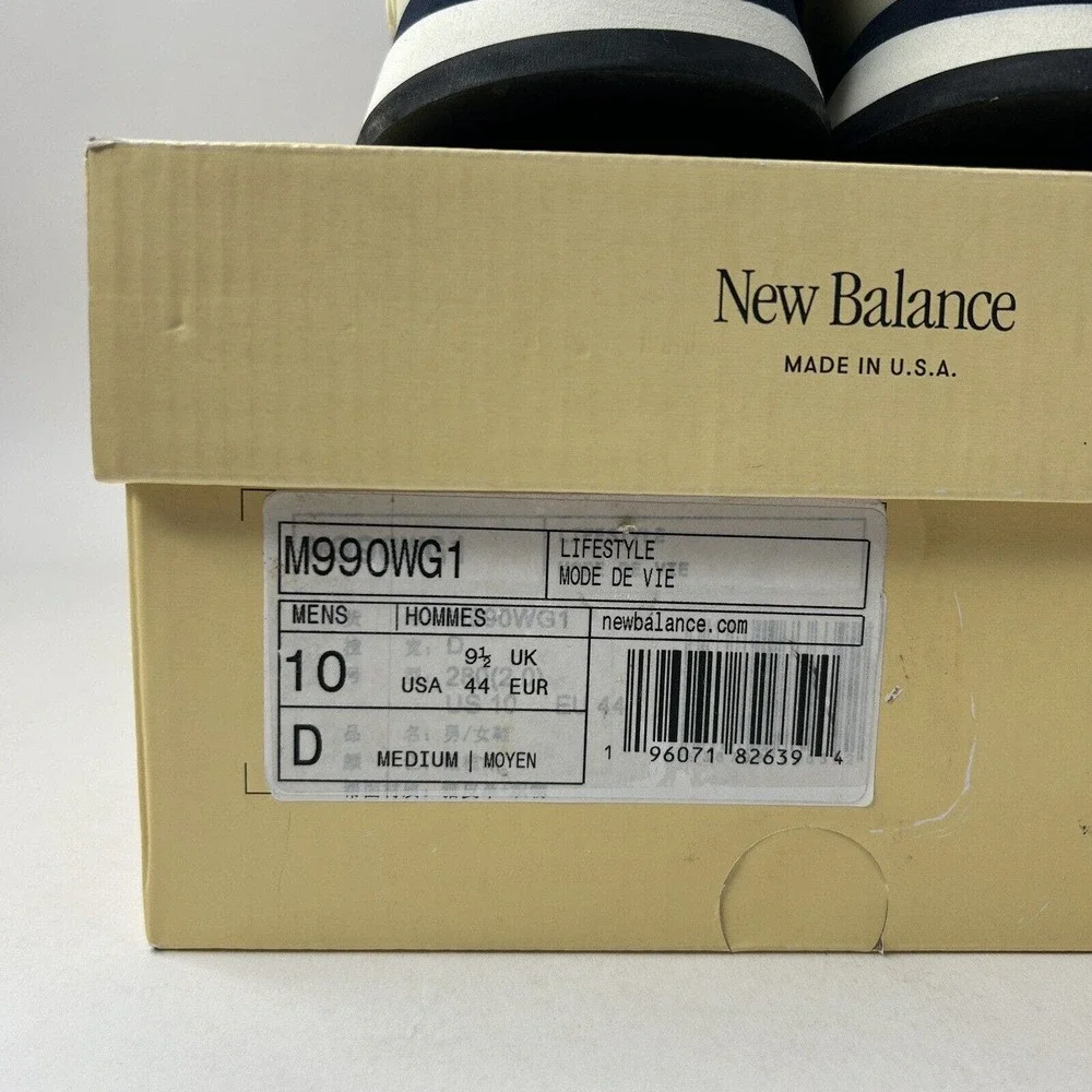 New Balance 990v1 x Teddy Santis MiUSA “Blue Grey” 2024 - Picture 5 of 5